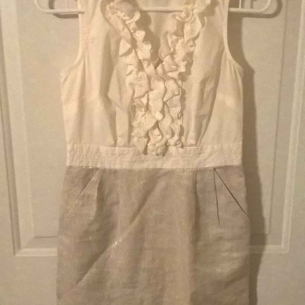 Eyelet Lace Ruffle Dress - Picture 2 of 4